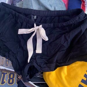 Joe’s Jeans black lounge sleep shorts M